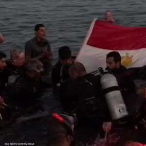 شاهد.. غواص مصري يحقق إنجازا تاريخيا/ تصوير: عبد الرحمن شاكر