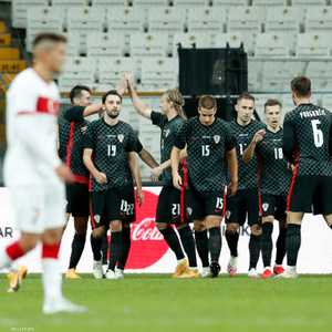 شارك فيدا في الشوط الأول من مباراة كرواتيا وتركيا