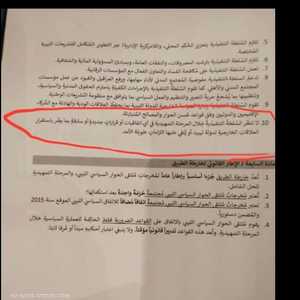 من مذكرة صلاحيات المجلس الرئاسي