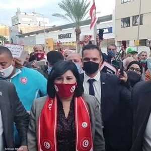 رئيسة الحزب الدستوري الحر عبير موسي