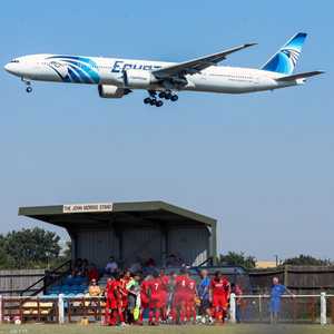 طائرة مصر للطيران أقلت المنتخب لتوغو