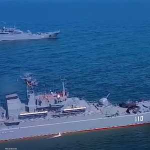 انطلق التدريب في المياه الإقليمية الروسية