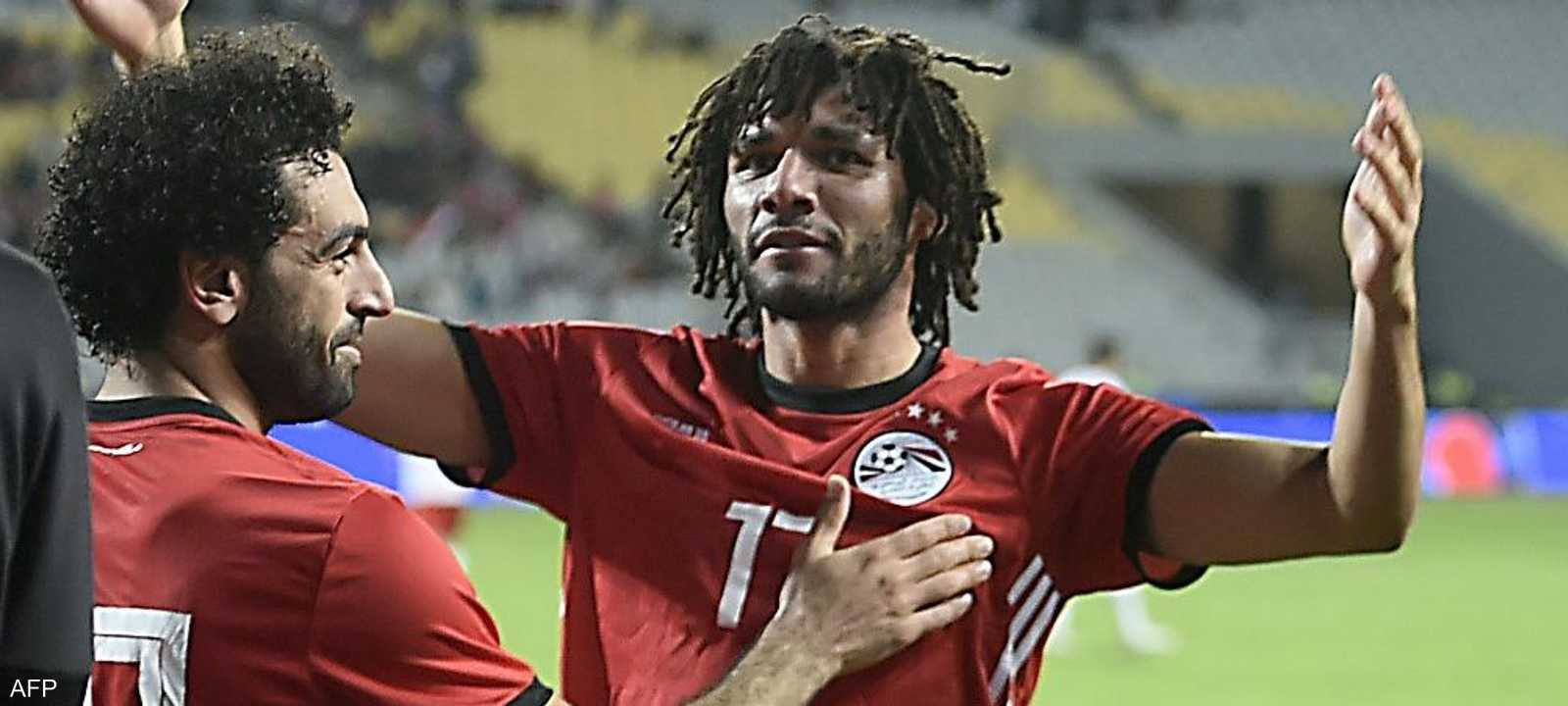 صلاح والنني نجما منتخب مصر لكرة القدم