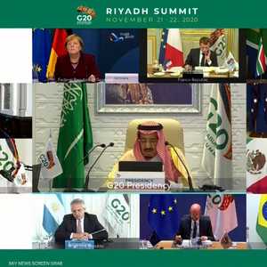 الجلسة الختامية لاجتماغ قمة العشرين السابقة