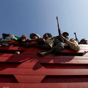 عناصر من القوات الإثيوبية تتجه إلى ميكيلي