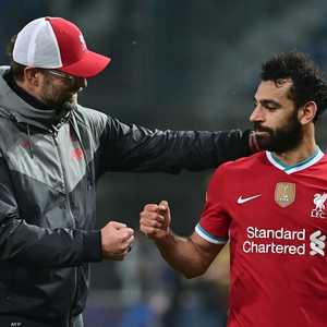 مدرب ليفربول كلوب والمصري محمد صلاح
