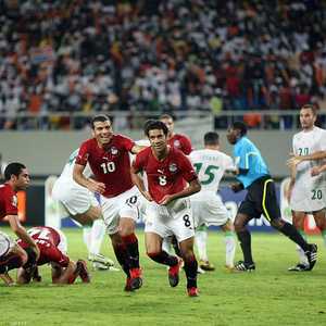 جانب من مباراة سابقة بين مصر والجزائر