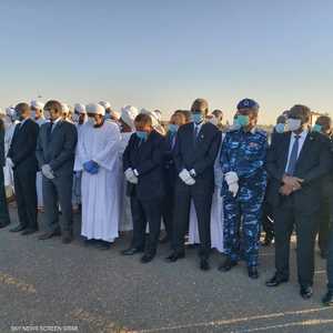 استقبال رسمي لجثمان الصادق المهدي