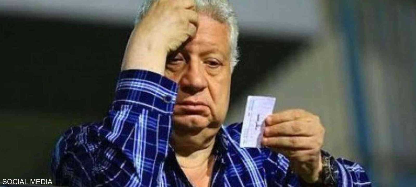 رئيس نادي الزمالك "المعزول" مرتضى منصور