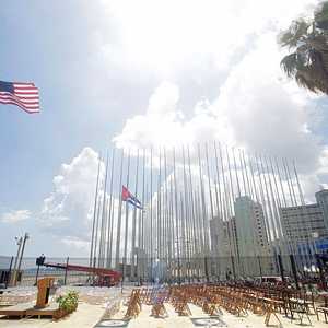 جانب من السفارة الأميركية في هافانا