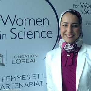 هاجر المصنف نالت جائزة المرأة والتكنولوجيا المتقدمة