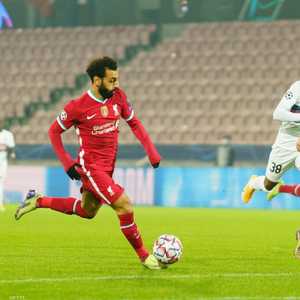 صلاح مسجلا هدفه بمرمى النادي الدنماركي