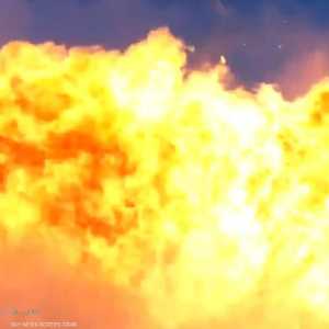 صاروخ سبيس إكس التجريبي ينفجر