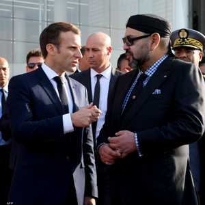 ملك المغرب والرئيس الفرنسي في لقاء سابق