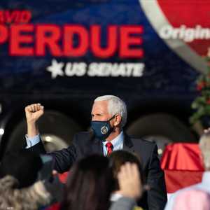 بنس في جورجيا لدعم حملة بيردو