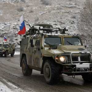 دورية لقوات حفظ السلام الروسية في ناغورني كاراباخ