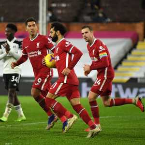 صلاح بعد تسجيله هدف فريقه