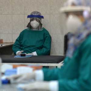 طاقم طبي في أحد المستشفيات المصرية