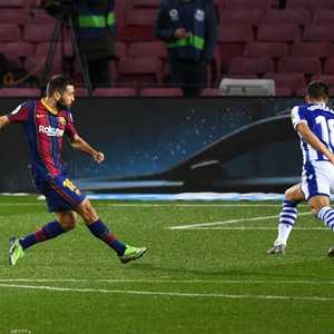 برشلونة قدم عرضا رائعا خلال المباراة