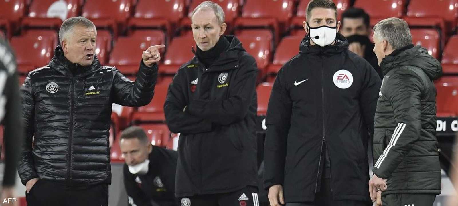 سولسكاير ومدرب شيفيلد يونايتد