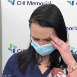 لحظات قبل إغماء الممرضة