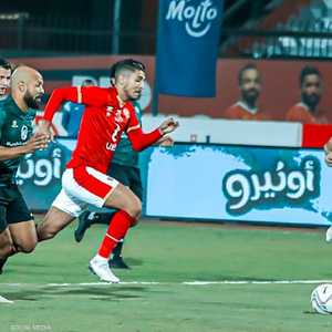محمد شريف سجل ثنائية خلال المباراة