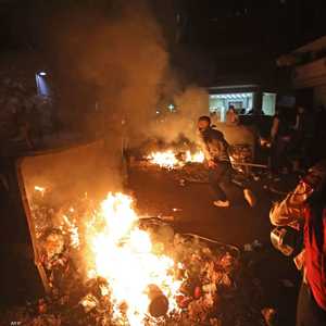 جانب من الاحتجاجات الطلابية في بيروت