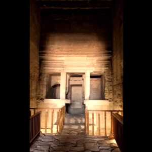 صورة لمعبد قصر قارون