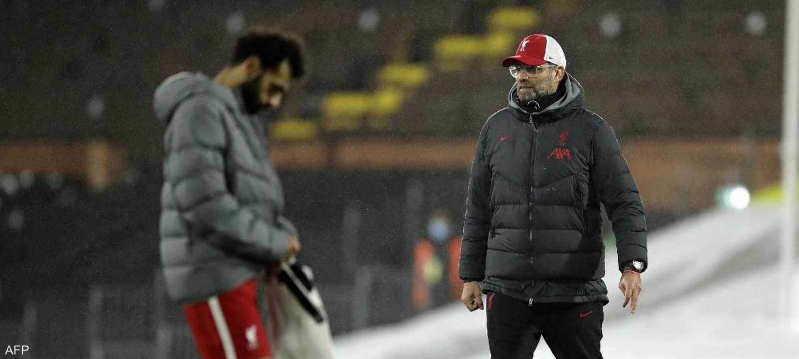 مدرب ليفربول يورغن كلوب ومحمد صلاح