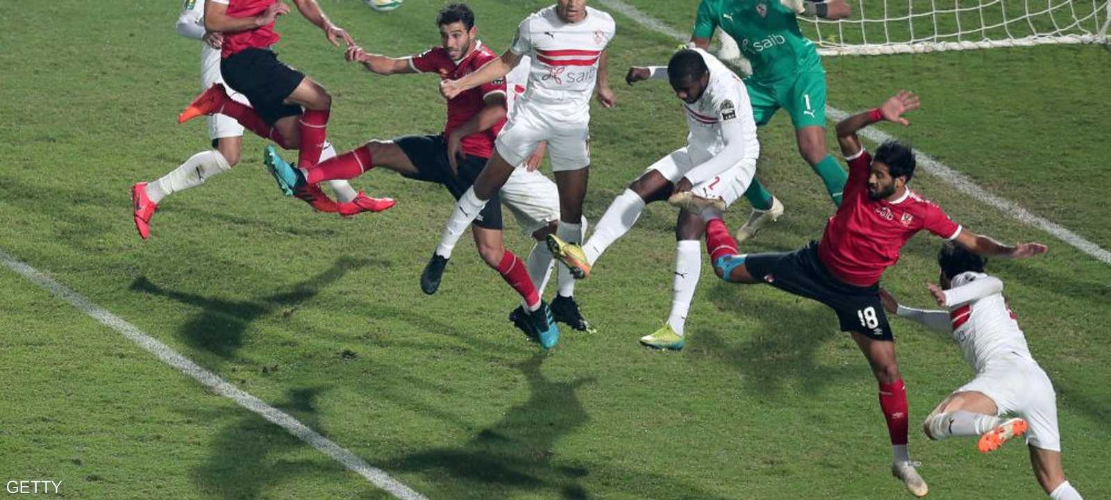 أرشيفية مباراة سابقة بين الأهلي والزمالك