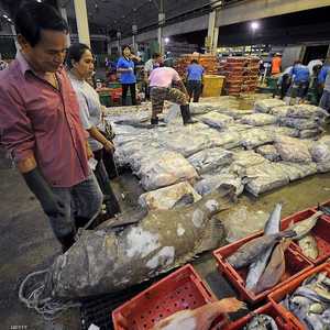 سوق ماهاشاي في تايلاند