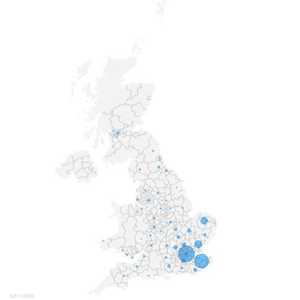 يتركز الفيروس الجديد في لندن وجنوب شرق إنجلترا