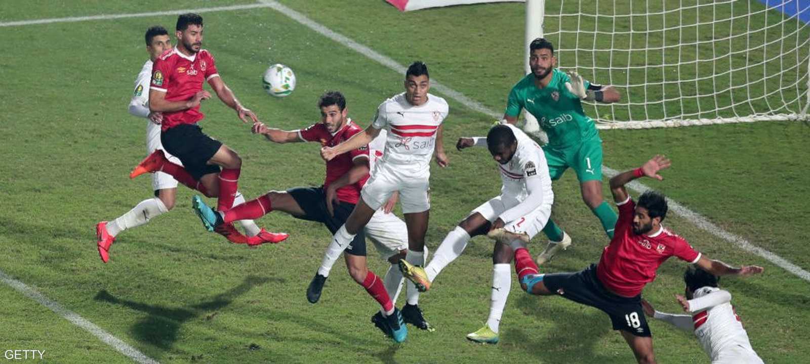 جانب من النهائي الأفريقي بين الأهلي والزمالك