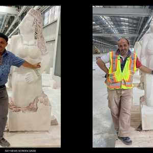 عبد الكريم عبر عن ثقته هذه المرة بالعمل النحتي