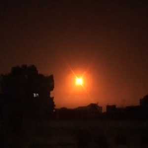 صورة أرشيفية لغارة إسرائيلية سابقة على سوريا