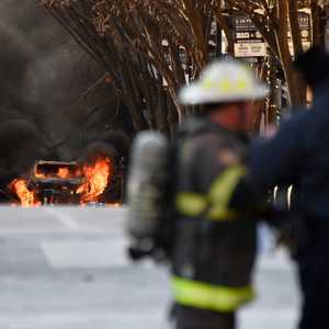 الانفجار مصدره مركبة تجر منزلا متنقلا