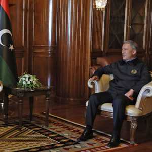 خلوصي أكار وفايز السراج