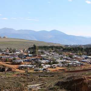 أحد مخيمات اللاجئين السوريين في لبنان.