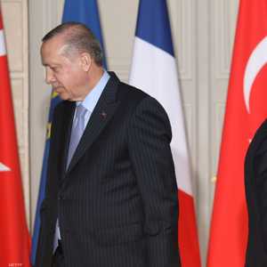 الرئيسان الفرنسي إيمانويل ماكرون والتركي رجب طيب أردوغان