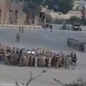 عشرات المرتزقة شاركوا في المظاهرة