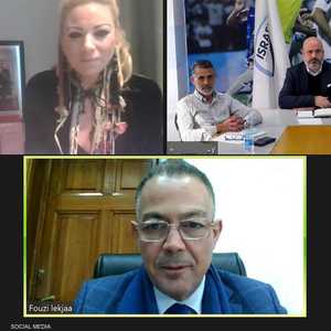 صورة من الاجتماع الذي جمع الطرفين