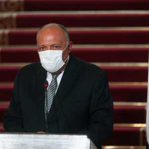 شكري شارك في قمة العلا