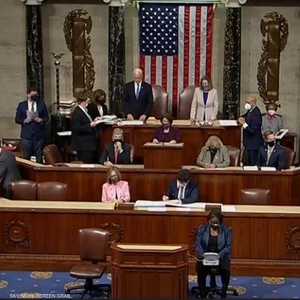 الكونغرس صادق على فوز بايدن بالرئاسة