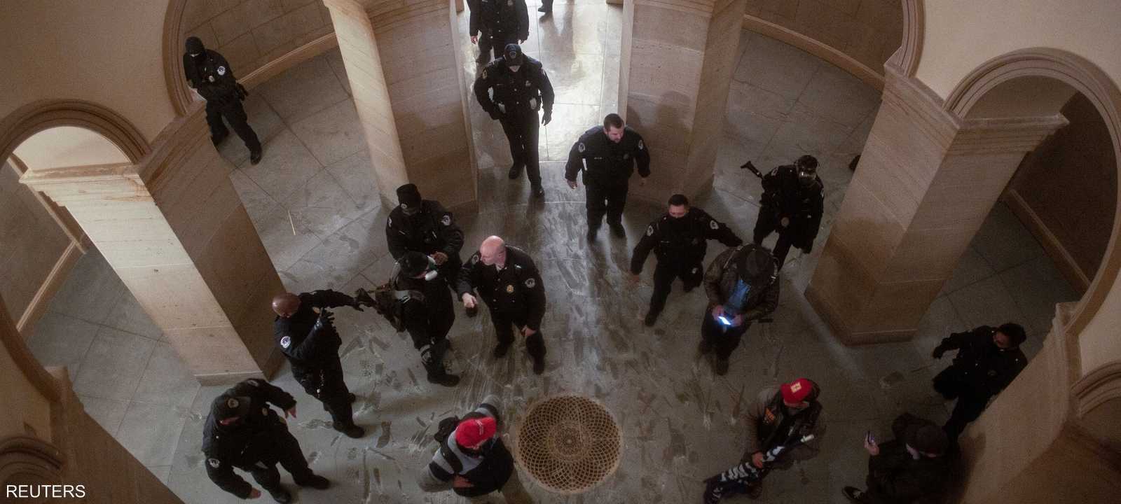 جانب من فوضى الكونغرس