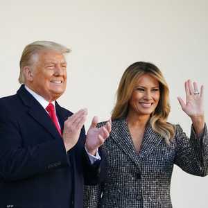 أرشيفية.. ميلانيا والرئيس المنتهية ولايته دونالد ترامب