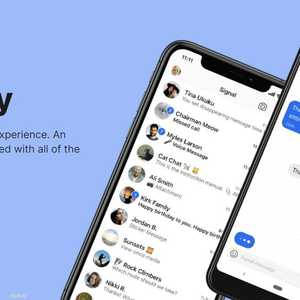 صورة ترويجية لتطبيق سيغنال