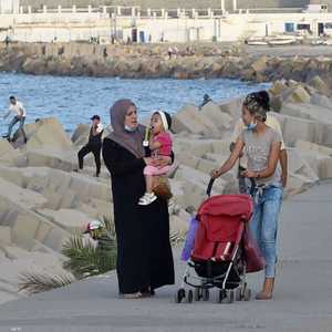 أرشيفية لكورنيش الواجهة البحرية في باب الواد بالجزائر