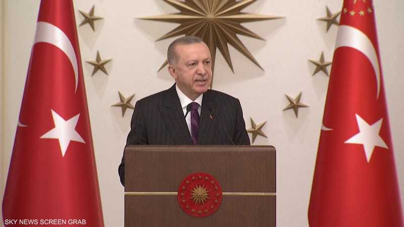 أردوغان يدعو لتحويل شرقي المتوسط إلى منطقة تعاون