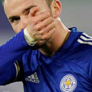 ماديسون يحتفل بإحرازه الهدف الأول لليستر