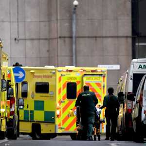 سيارات الإسعاف في رويال هوسبتال في العاصمة لندن
